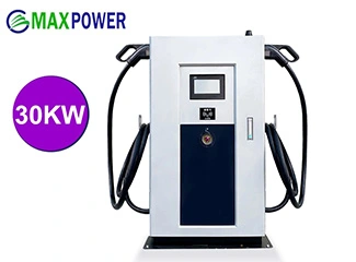 Floor-Mounted 30kW DC EV Dual-Port Charging Station